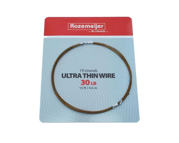 19 Strands Ultra Thin Wire 30lb/4.5mtr